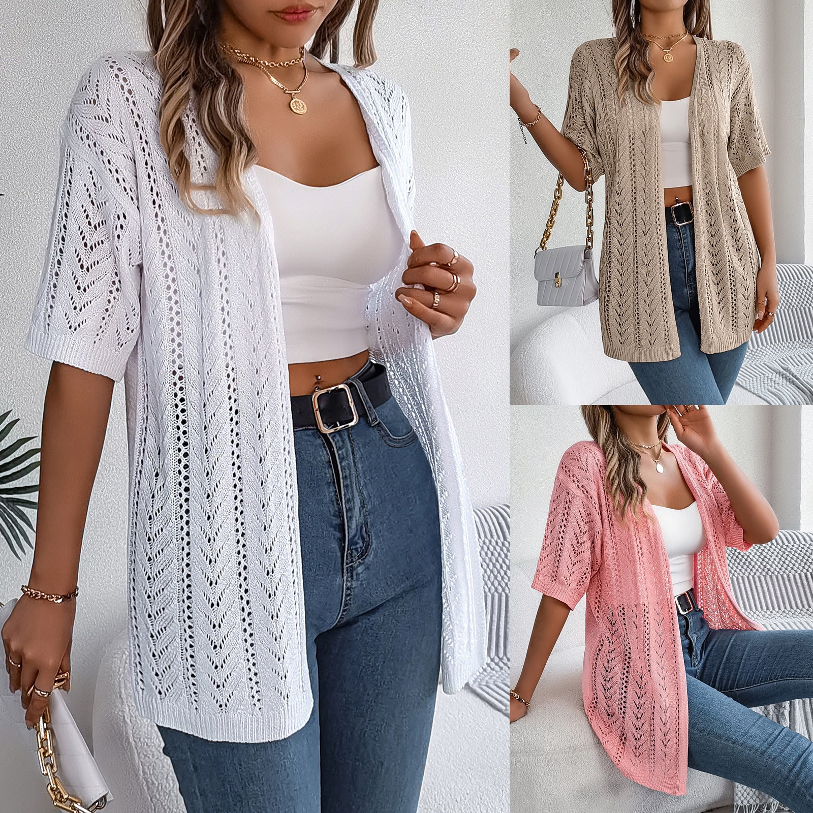 Chemise en tricot pour femme