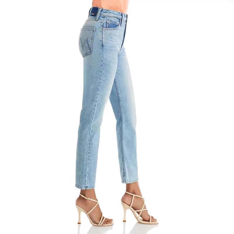 Jean bleu clair pour femme