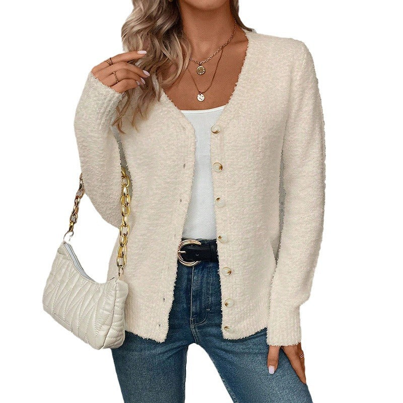 Gilet boutonné pour femme