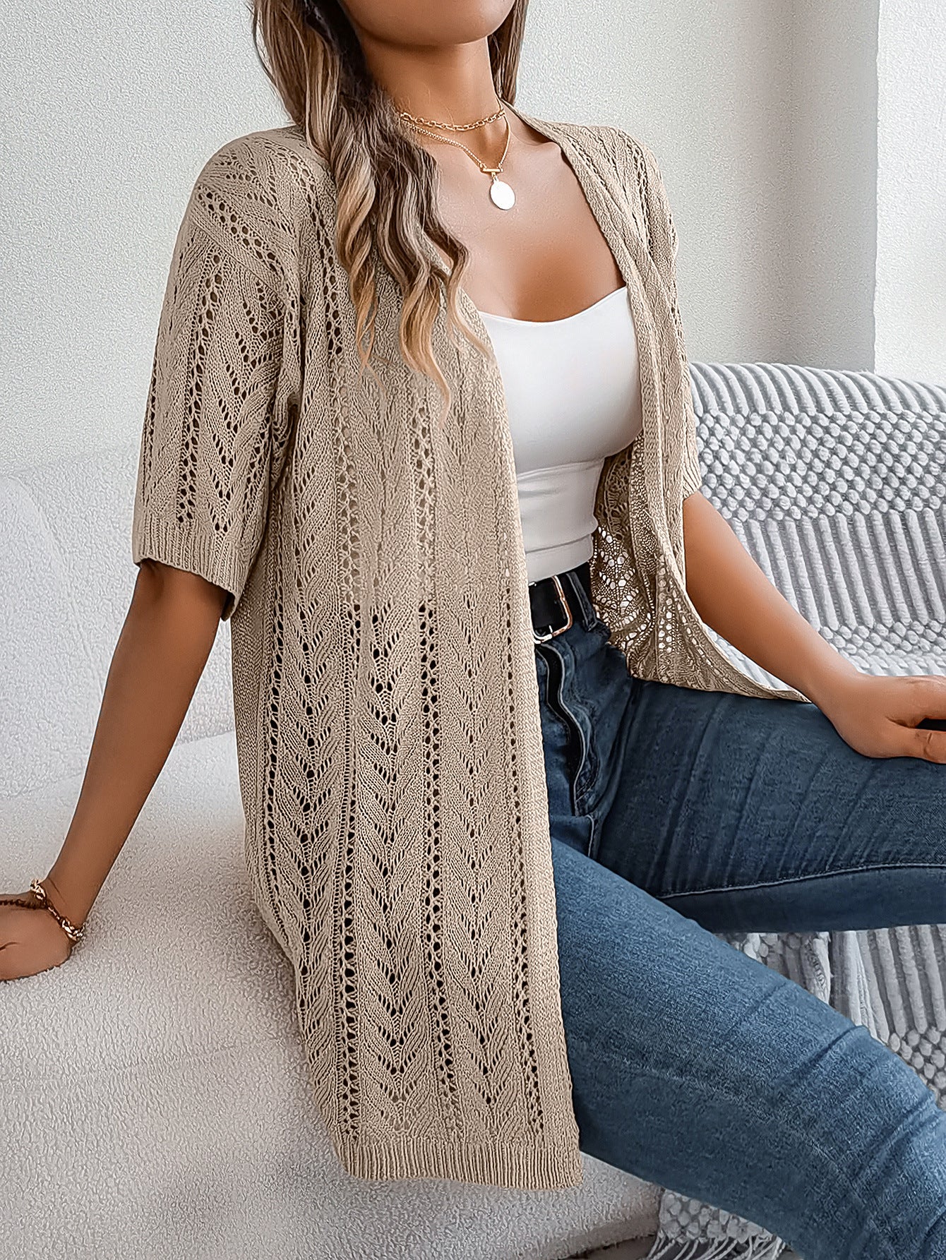 Chemise en tricot pour femme