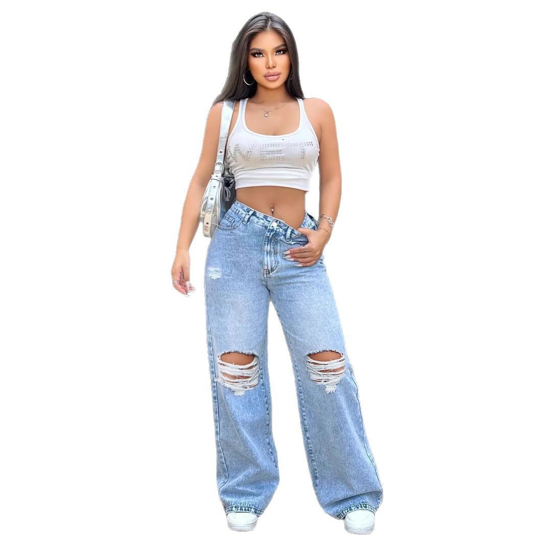 Jeans femme décontracté