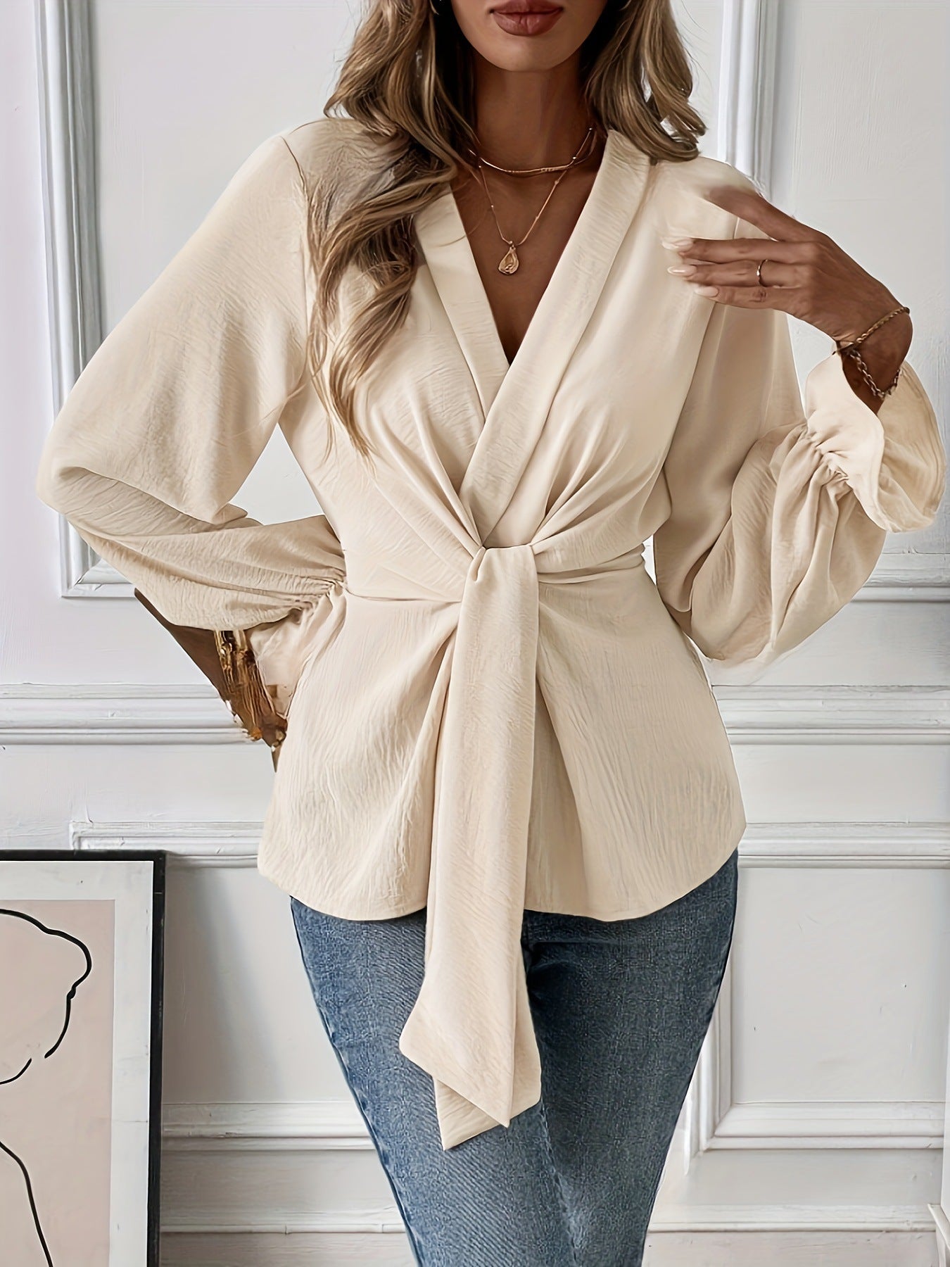 Haut chemise élégant pour femme